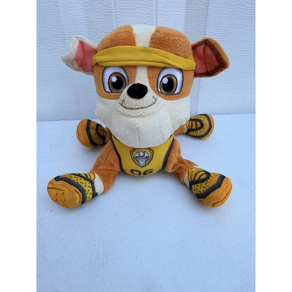Nickelodeon Paw Patrol Rubble Construction Bulldog 7” Plush  P16